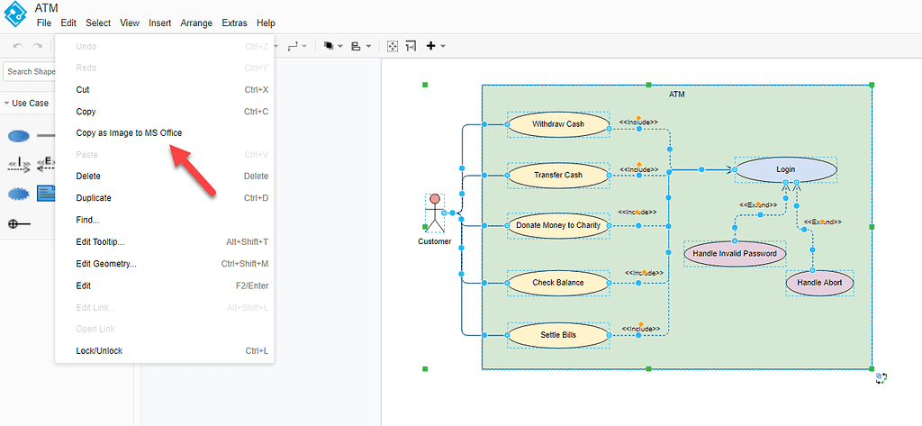 New Copy & Paste a diagram (or Part of it) directly to Microsoft Office ...