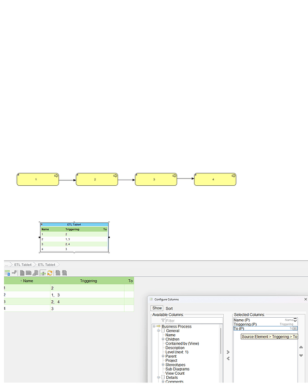 ETL table relationship direction column - How To - Discuss the Visual ...