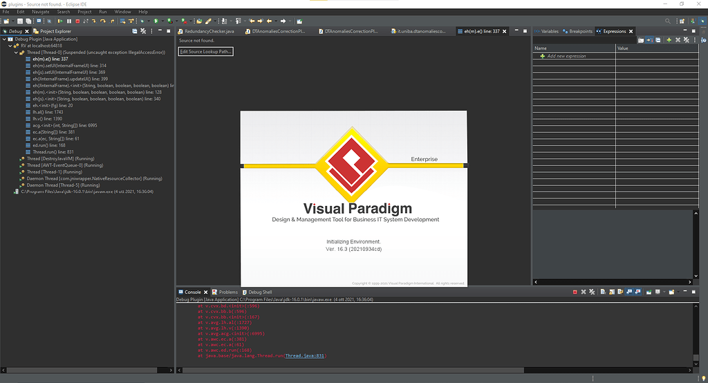 visual paradigm does not recognize plugins
