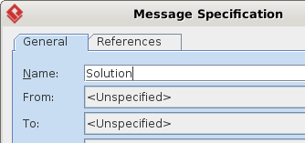 message specification